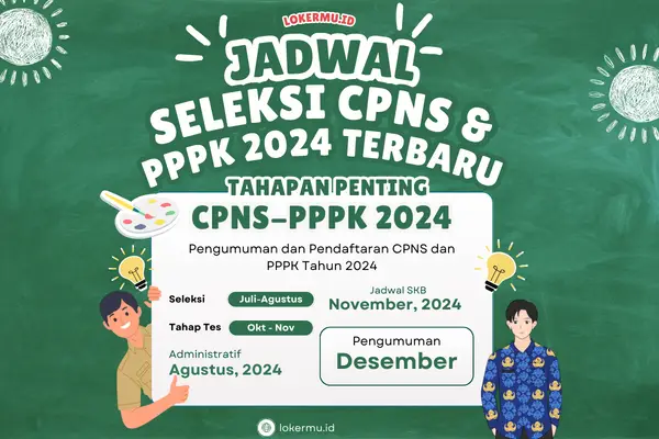 Jadwal Seleksi CPNS dan PPPK 2024 terbaru